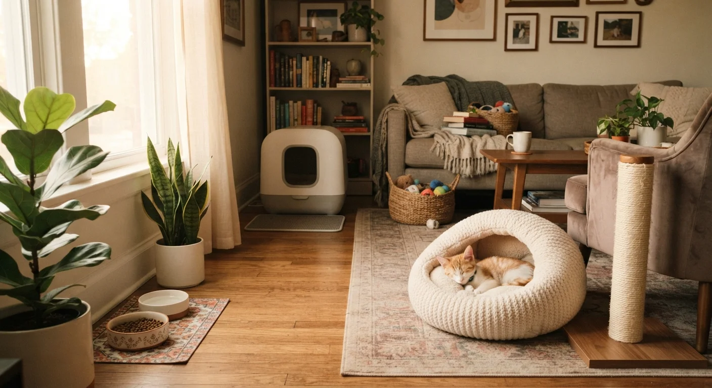 Setting Up a Home That Works for a New Cat